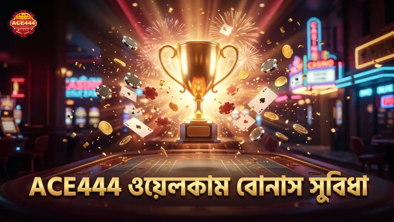 ACE444 ওয়েলকাম বোনাসের বর্ণনা ও সুবিধা প্রদর্শন