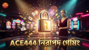 ACE444-এ এনক্রিপশন প্রযুক্তি নিশ্চিত করে নিরাপদ গেমিং পরিবেশ।