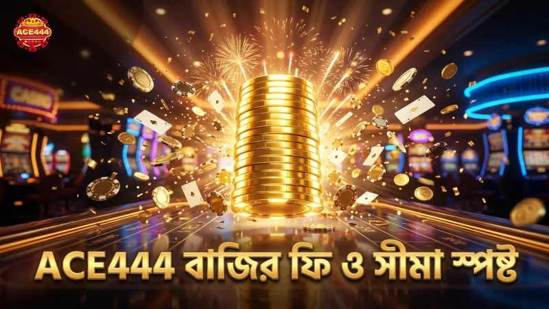 বাজির ফি ও সীমা নিয়ে ACE444 ব্যবহারকারীদের জন্য স্বচ্ছতা।
