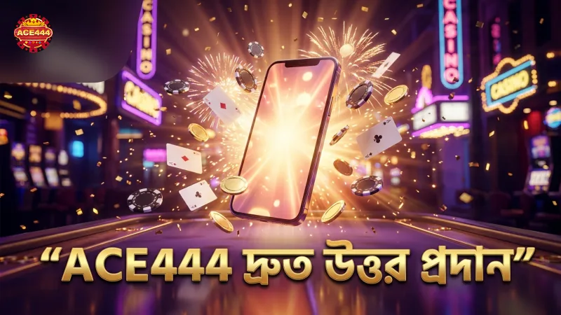 ACE444 গ্রাহক সেবায় গড় ৪৫ সেকেন্ডে উত্তর প্রদান নিশ্চিত।