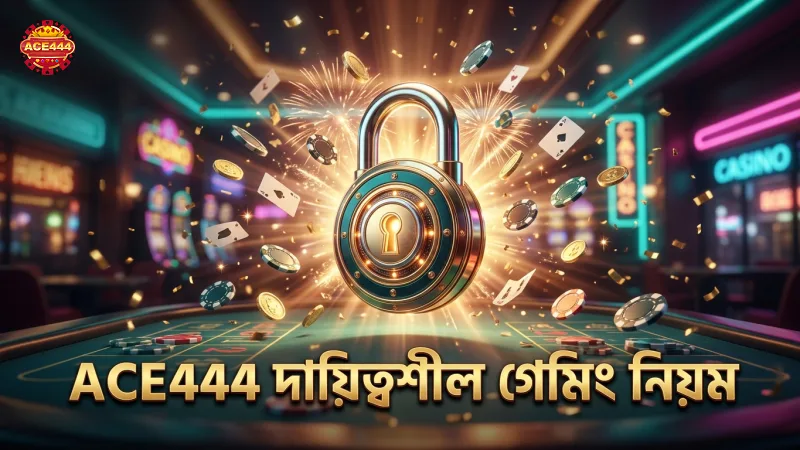 ACE444 দায়িত্বশীল গেমিং নিয়ম মেনে খেলার প্রয়োজনীয়তা বুঝুন